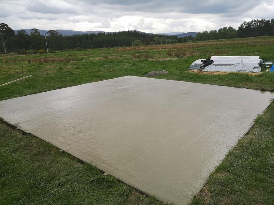 Patio — Finished Surface — Landscaping & Grounds project completed by Patrik Botos Building Contractors, Grantown-on-Spey