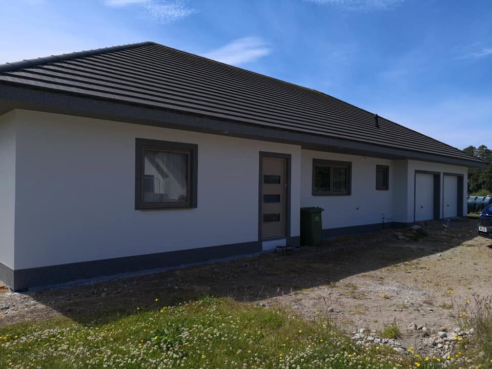 Render — Detail Work — Stonework & Rendering project completed by Patrik Botos Building Contractors, Grantown-on-Spey