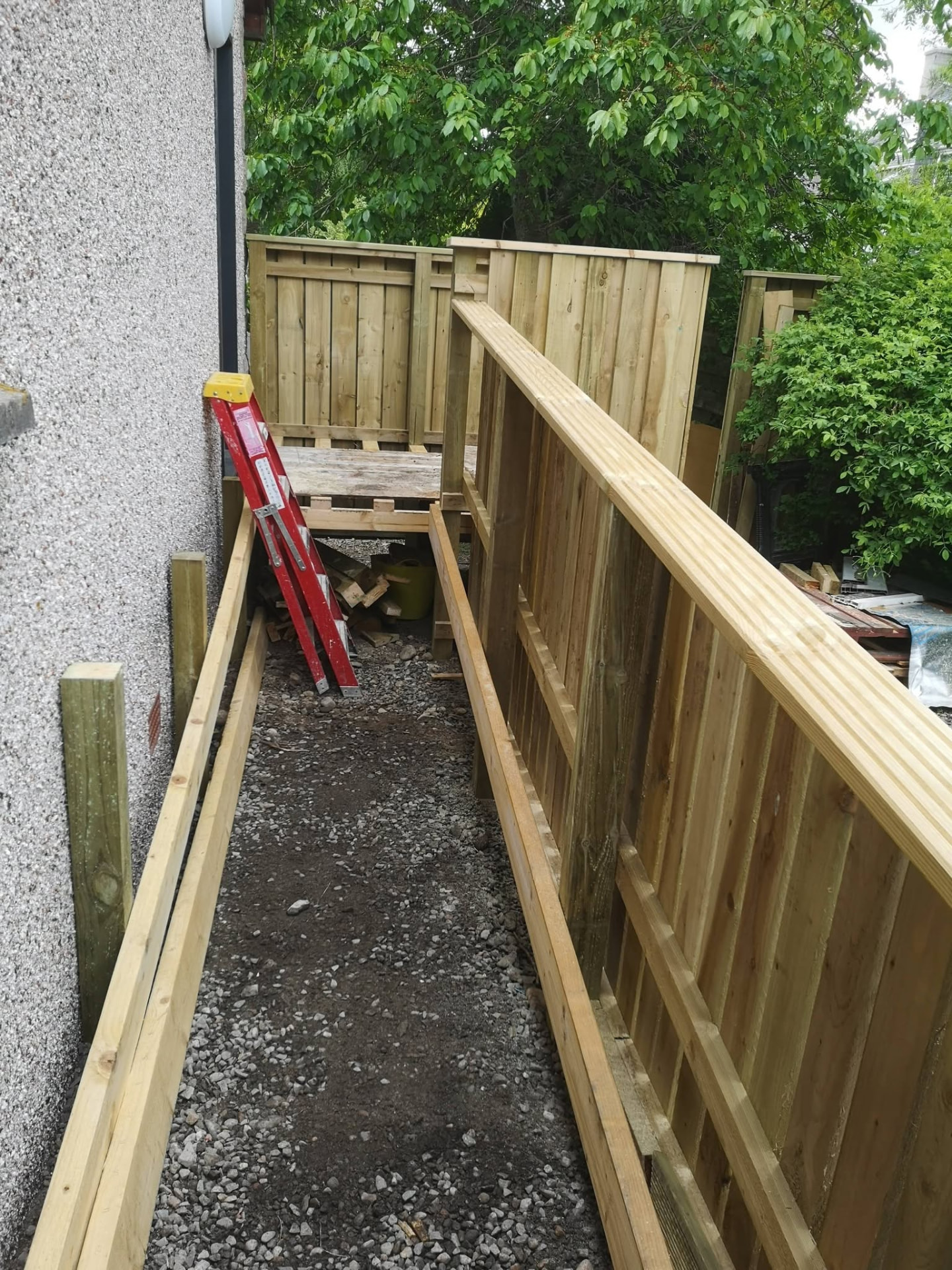Decking — Subframe — Landscaping & Grounds project completed by Patrik Botos Building Contractors, Grantown-on-Spey
