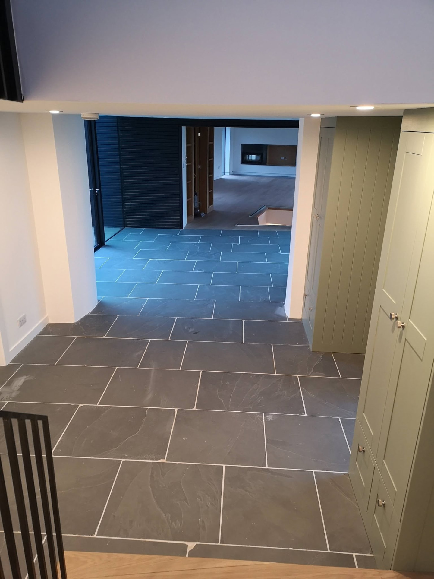 Slate Tiled Hallway — Renovations project completed by Patrik Botos Building Contractors, Grantown-on-Spey
