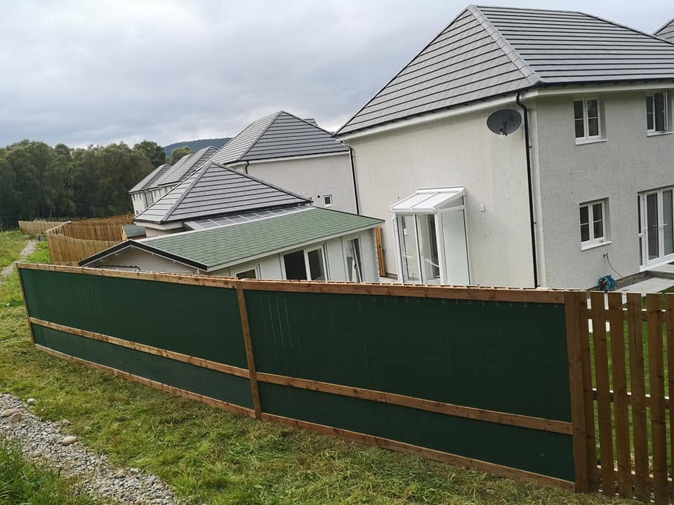 Fencing & Boundaries — Landscaping & Grounds project completed by Patrik Botos Building Contractors, Grantown-on-Spey